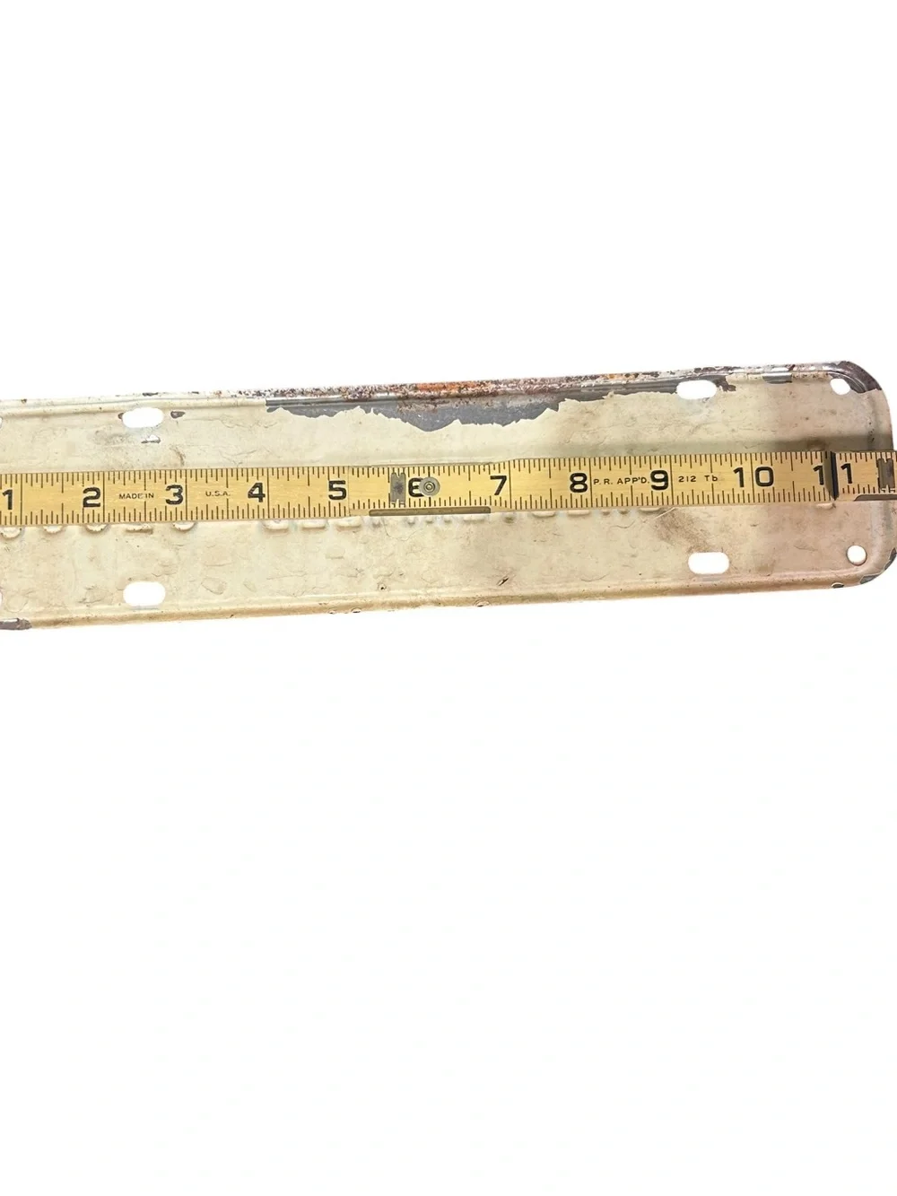 1965 Chesterfield County Virginia license plate attachment topper 32680